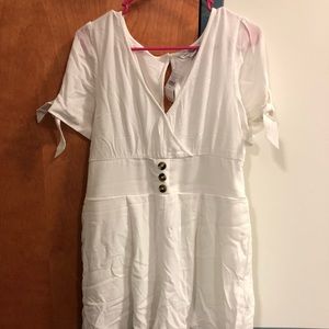 American Eagle White Romper